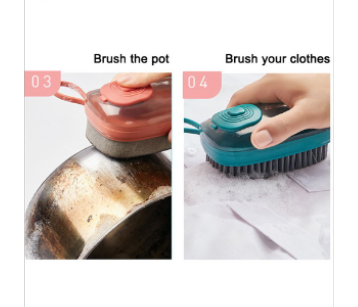 Multifunctional Hydraulic cleaning brush  Assorted Color - Zoom Image 3