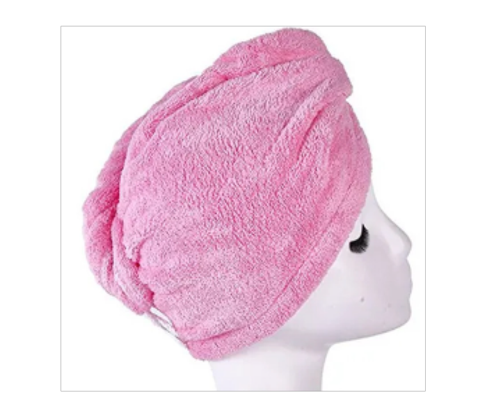 Generic N29304469A Microfiber Hair Drying Towel Pink - Zoom Image 3