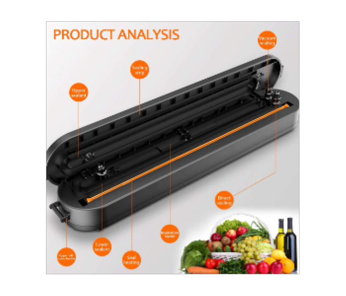 Vacuum Sealer Machine Compact Automatic Air Sealing System Preservation - Zoom Image 4