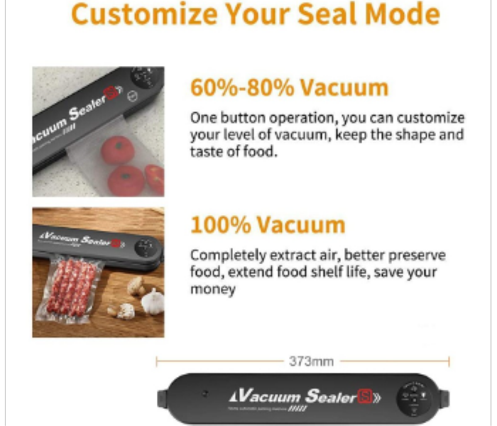 Vacuum Sealer Machine Compact Automatic Air Sealing System Preservation - Zoom Image 6