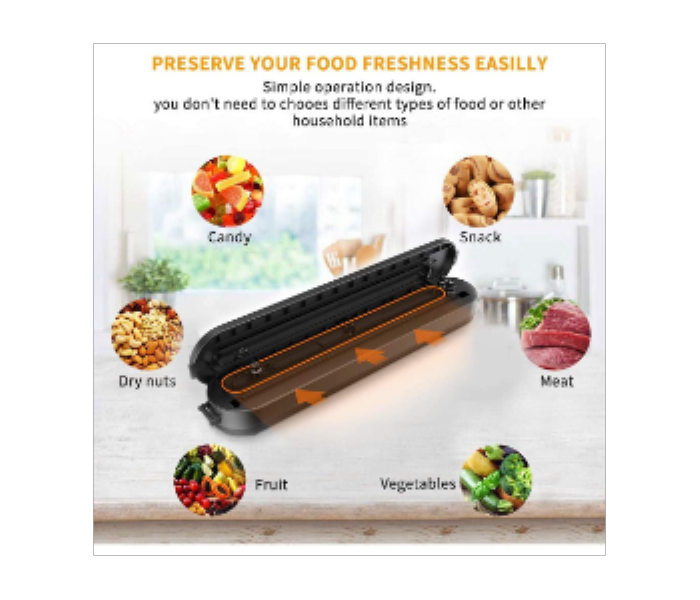 Vacuum Sealer Machine Compact Automatic Air Sealing System Preservation - Zoom Image 5