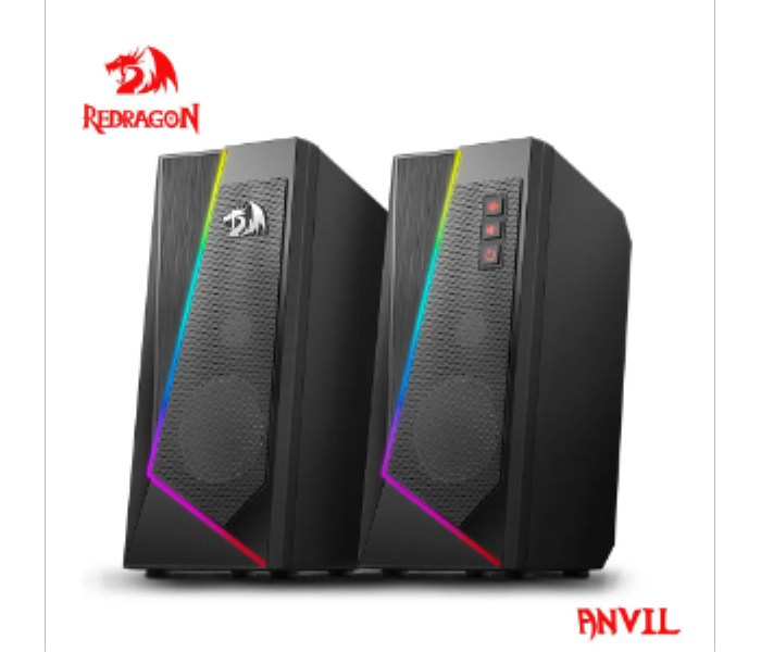 Redragon GS520 Anvil RGB Gaming PC Speakers - Zoom Image 1