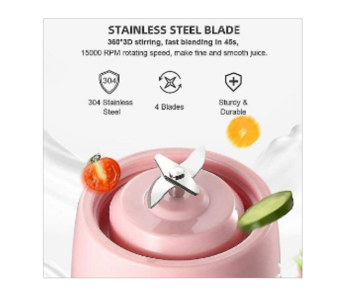 Portable Mini Blender 4 Blades Moderate Juicer - Zoom Image 4