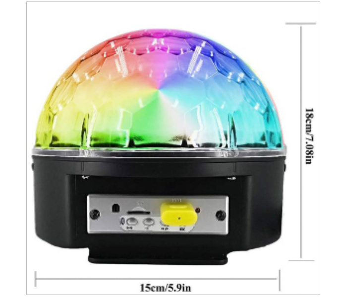 Disco LED Stage Light Crystal Magic Ball Lamp  Portable Wireless Bluetooth Speaker - Zoom Image 7