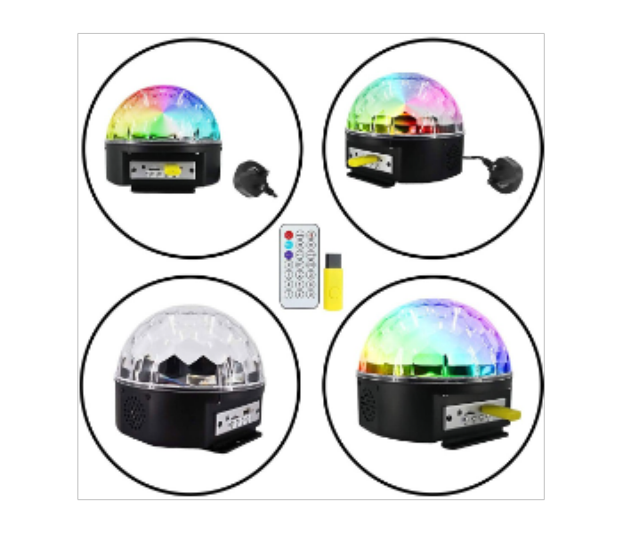 Disco LED Stage Light Crystal Magic Ball Lamp  Portable Wireless Bluetooth Speaker - Zoom Image 4