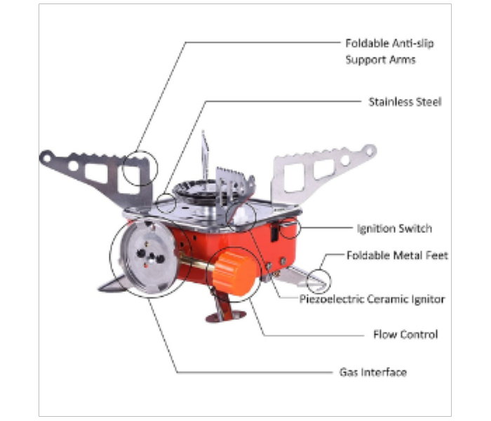 Pameer Gas Stove 2800W Cooking Ranges And Stoves - Zoom Image 3