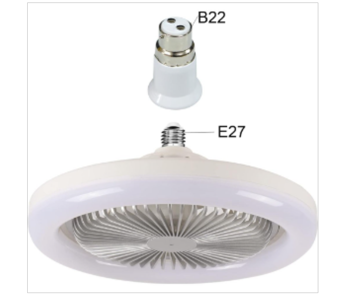 LED Multifunction Fan Light 36W Home Appliances - Zoom Image 2