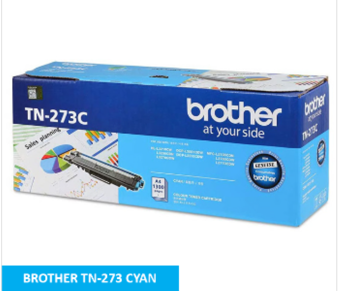 Brother TN 273 Cyan Ink Cartridge Toner Original - Zoom Image