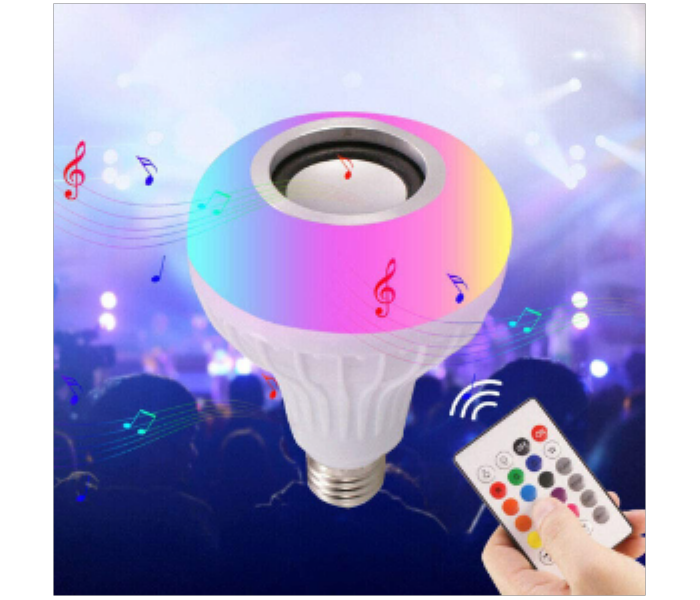 LED Light Bulb Bluetooth Music Play Speaker 12W E27 RGB Changing Lamp Smart Wireless Stereo Audio - Zoom Image 2