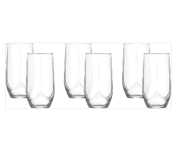 Lav LV AZN25F Aizona Long Drinking Glass 405cc 6 Pieces Set - Zoom Image 1