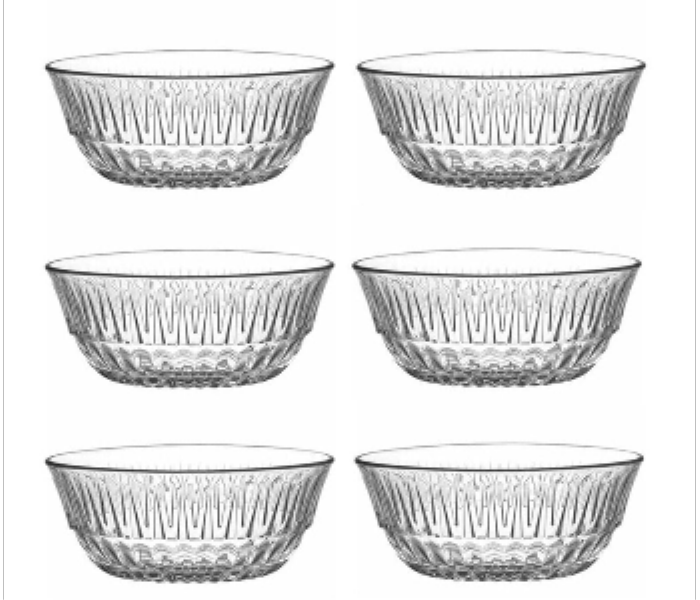 Lav LV ALN260F Alinda Glass Bowl 345 cc 6 Pieces Set - Zoom Image 3