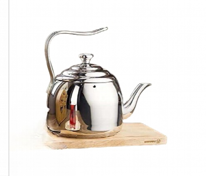 Korkmaz KO A054 Stainless Steel Droppa Tea Pot 2.7 Litre - Zoom Image 2