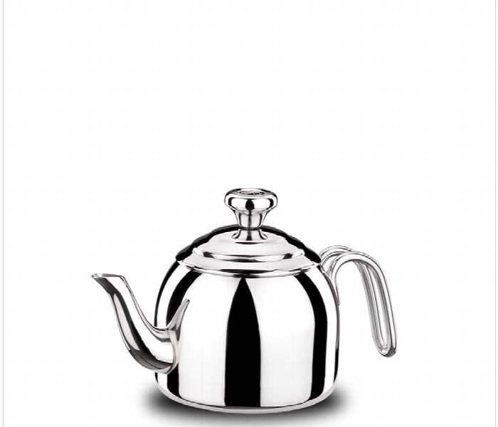 Korkmaz KO A051 Stainless Steel Dropa Tea Pot 1.1 Litre Heat Resistant Handle - Zoom Image 1