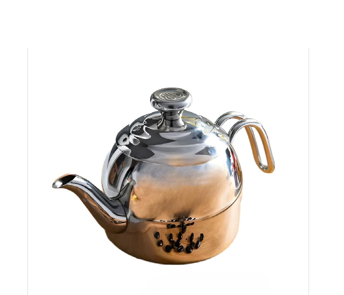 Korkmaz KO A051 Stainless Steel Dropa Tea Pot 1.1 Litre Heat Resistant Handle - Zoom Image 3