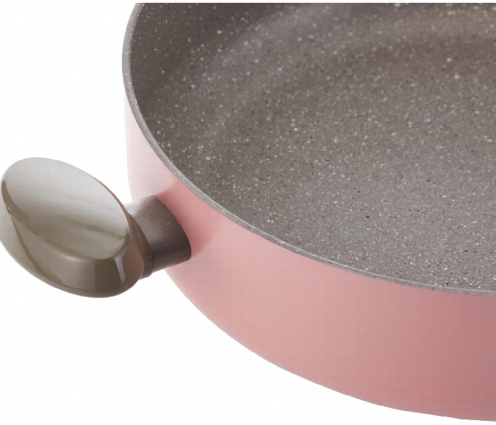 Korkmaz KO A1312 Mia Manolya Low Casserole 30 x 8cm Pink 5.0 Litre - Zoom Image 2