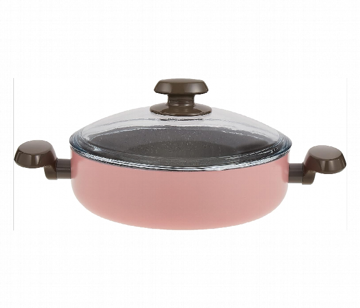 Korkmaz KO A1310 Mia Manolya Low Casserole 26 x 7.5 cm Pink 3.5 Litre - Zoom Image 1