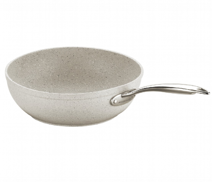 Korkmaz KO A1267 Granita Wok 28 x 8.5cm Beige 4.5 Litre - Zoom Image