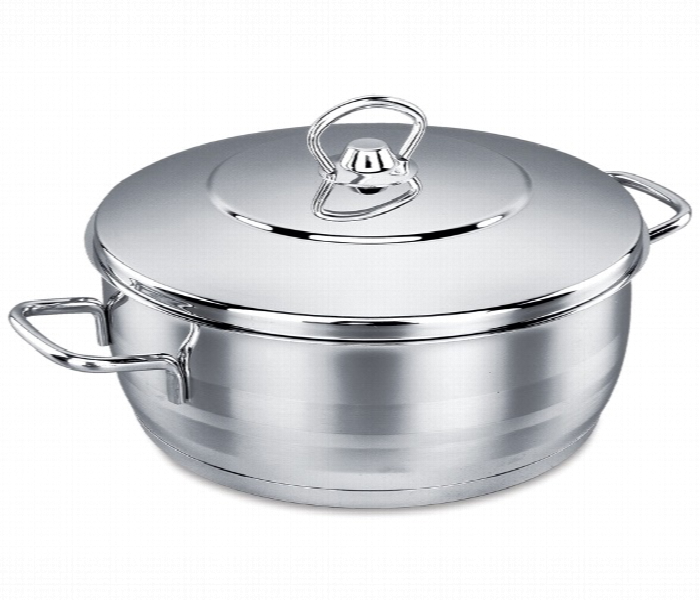 Korkmaz KO A1907 Astra Stainless Steel Low Casserole 26 x 10 cm  5.3 Litre - Zoom Image 1