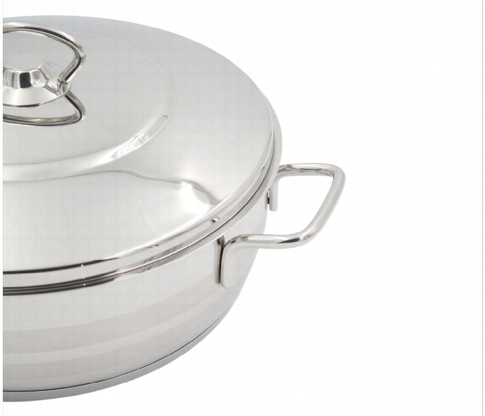 Korkmaz KO A1907 Astra Stainless Steel Low Casserole 26 x 10 cm  5.3 Litre - Zoom Image 3