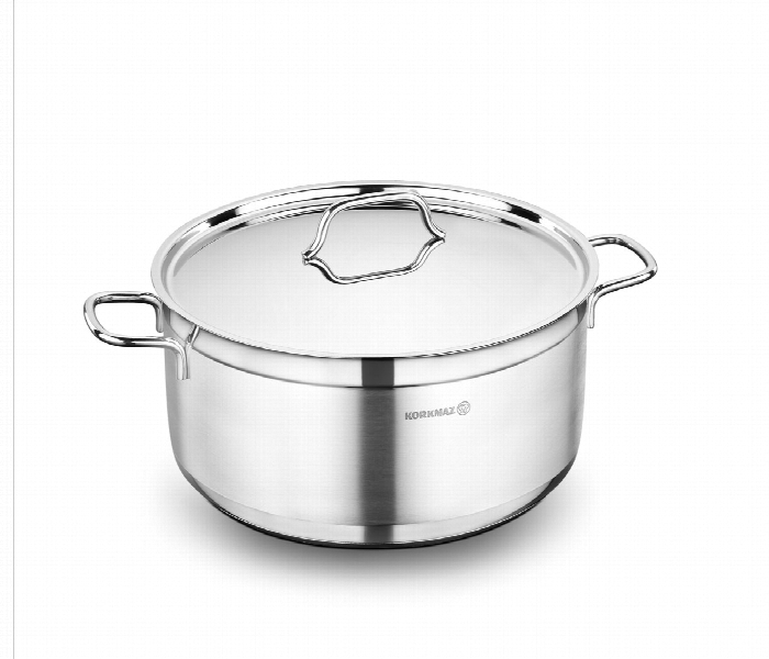 Korkmaz KO A1016 1.8 Litre Alfa Stainless Steel Casserole 16 x 9cm Silver - Zoom Image