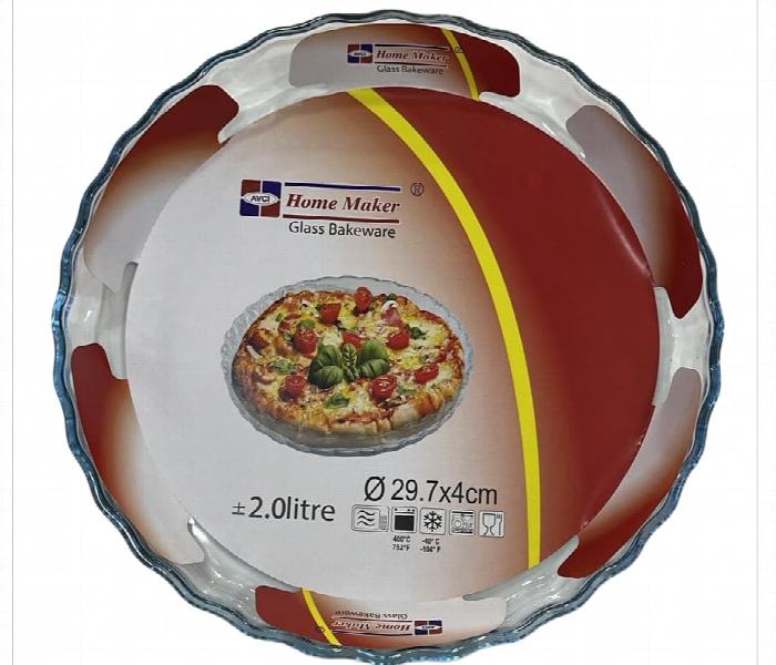 Avci Home Maker AV1 6588 2.0 Litre Round Fluted Glass Plate - Zoom Image 5