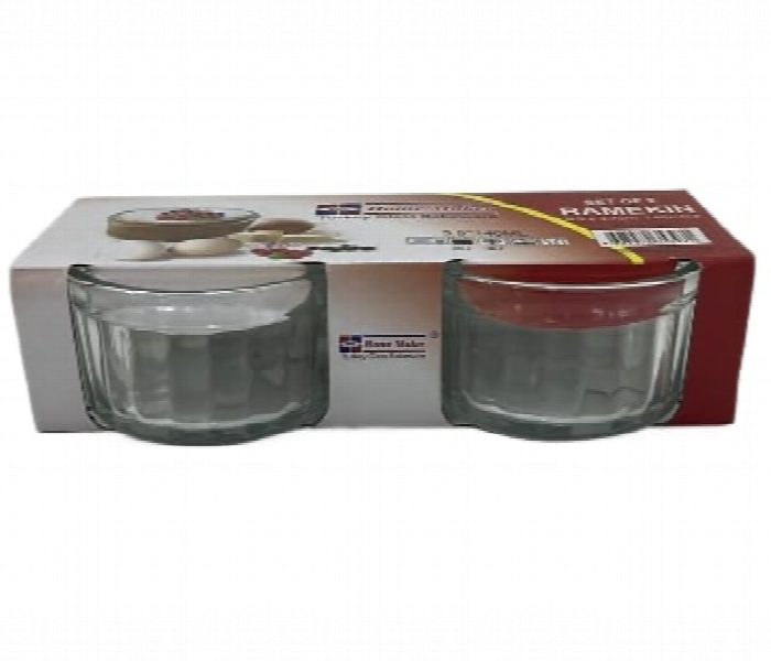 Avci Home Maker AV1 6280 140ml Ramekin Glass Bowl 2 Pieces Set - Zoom Image 2