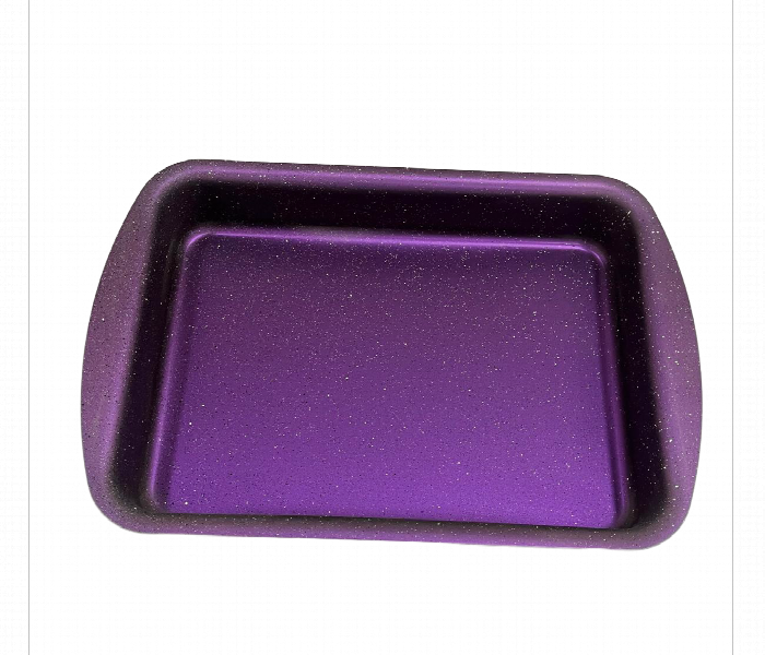 Avci Home Maker G RET3 PR. Granitec 3 Pieces Rectangular Tray Set Purple - Zoom Image 3