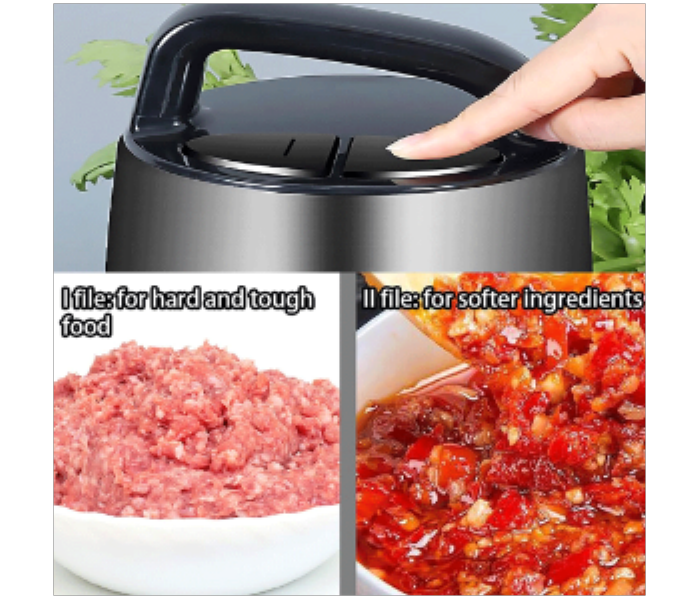 Food Chopper  Meat Blender  1000W  With 6L Stainless Steel Bowl - Zoom Image 4