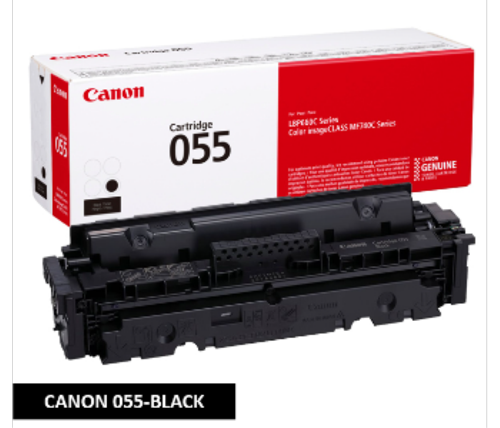 Canon 055 Genuine Toner  Black Cartridge - Zoom Image