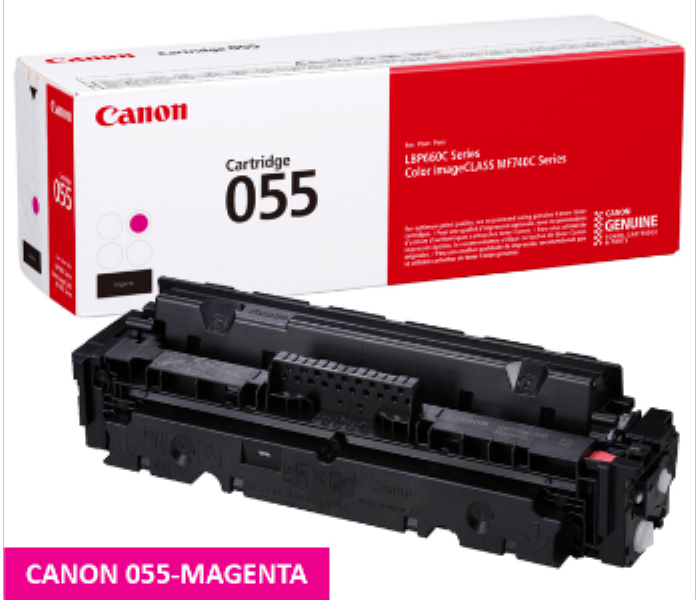 Canon 055 Genuine Toner Magenta Color Cartridge - Zoom Image