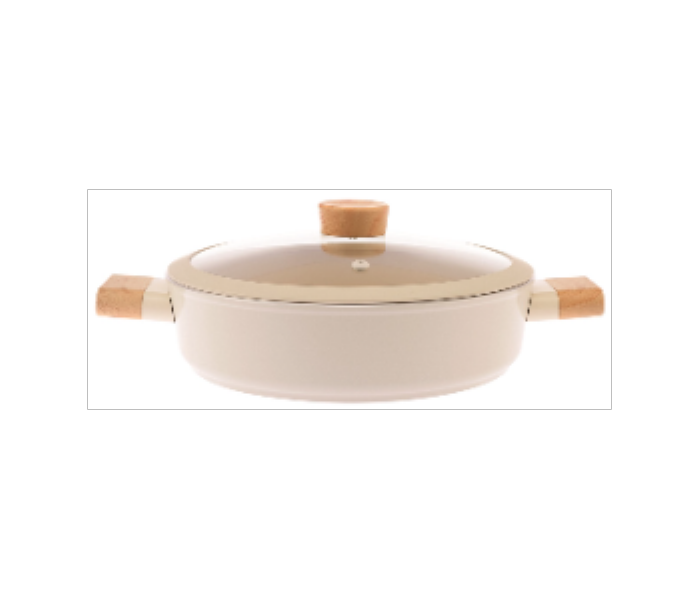 Avci Home Maker Ceramic Coated Swiss Crystal 22 cm Low Casserole - Zoom Image