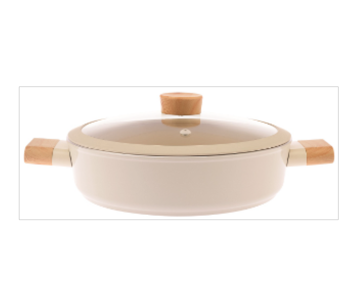 Avci Home Maker Ceramic Coated Swiss Crystal 26 cm Low Casserole - Zoom Image