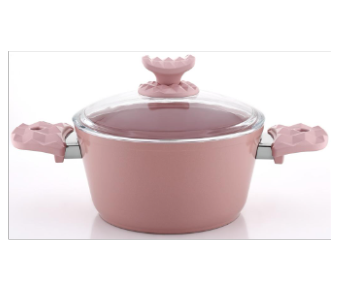 Avci Home Maker Ceramic Coating 28 cm Pink Casserole - Zoom Image