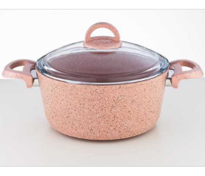 Avci Home Maker Granitec Pink Casserole 24 cm - Zoom Image