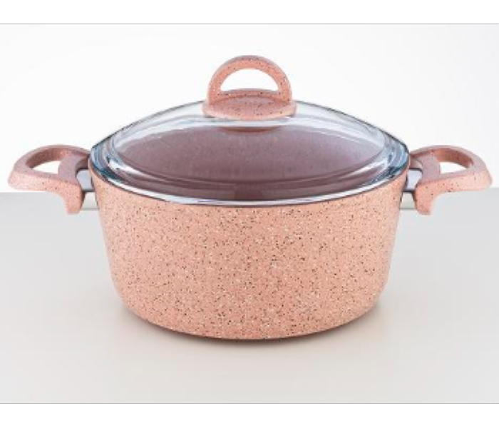 Avci Home Maker Granitec Pink Casserole 28 cm - Zoom Image