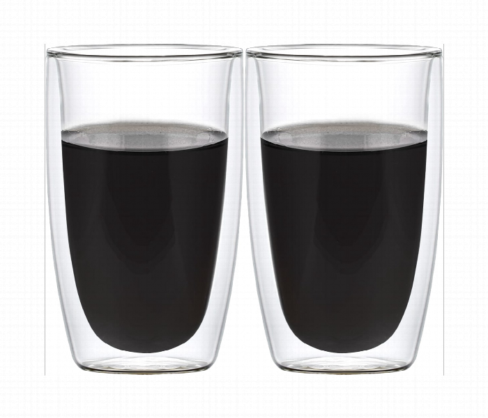 Avci Home Maker ADW3527 Borosilicate Double Wall Glass 270ml 2 Piece Set - Zoom Image 1