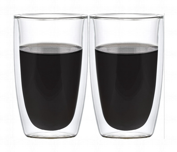 Avci Home Maker ADW3535 Borosilicate Double Wall Glass 350ml 2 Piece Set - Zoom Image 1