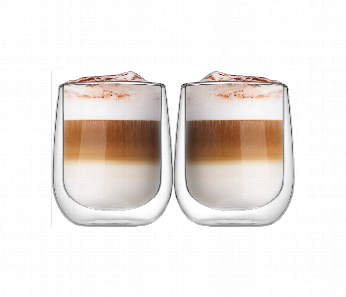 Avci Home Maker ADW7315 Borosilicate Double Wall Glass Cup 150ml 2 Piece Set - Zoom Image 1