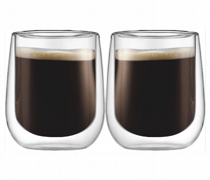 Avci Home Maker ADW7350 Borosilicate Double Wall Glass Cup 500ml 2 Piece Set - Zoom Image 1