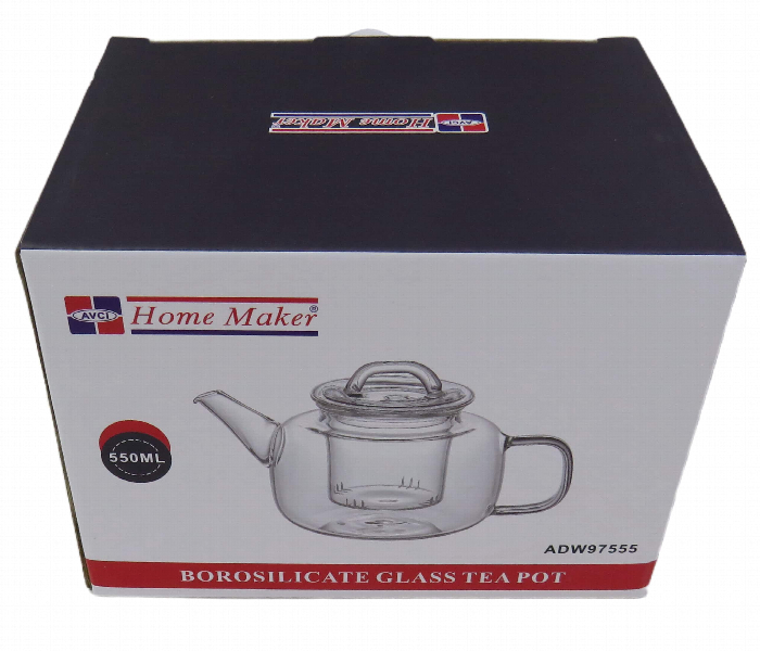 Avci Home Maker ADW97555 Borosilicate Glass Tea Pot 550ml - Zoom Image 2