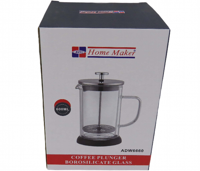 Avci Home Maker ADW6660 Double Wall Coffee and Tea Plunger 600ml - Zoom Image 2