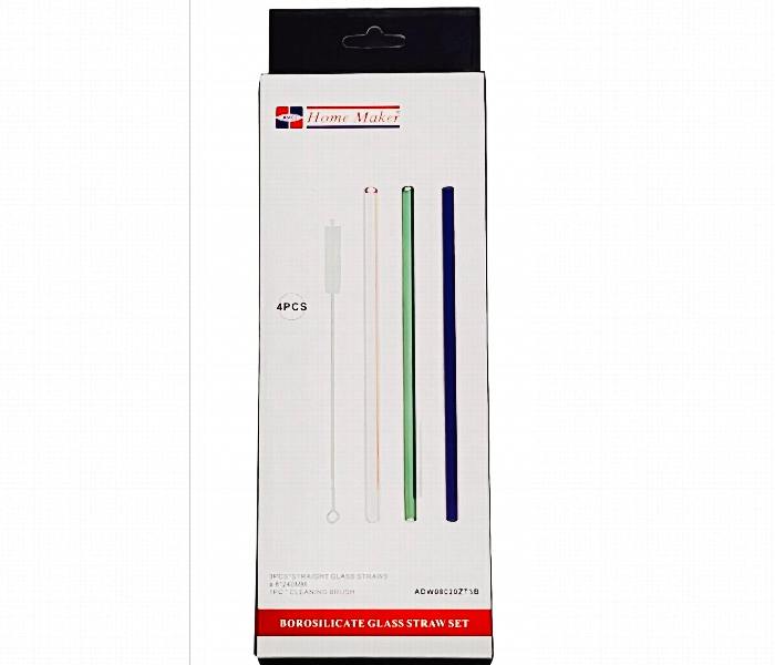 Avci Home Maker ADW08020ZT3B 240mm Borosilicate Glass Straw 3 Pieces Set - Zoom Image 3