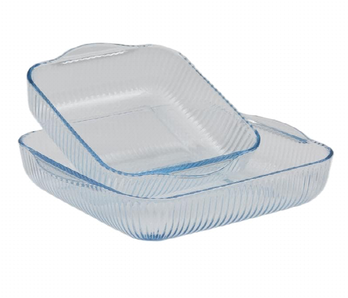 Avci Home Maker Ul Sq Opt 1.95L And 3.2L Square Optical 2 Pieces Set Bakeware - Zoom Image 1