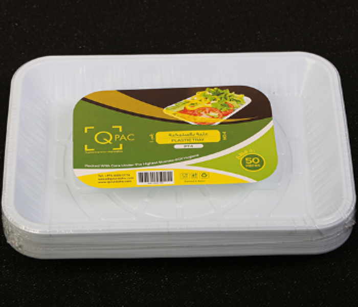 Q PAC PLASTIC 4 TRAY 50 PIECE PAC PACKAGE - Zoom Image