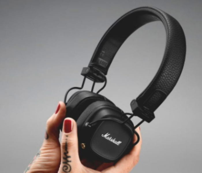 Marshall Major IV On Ear Bluetooth Headphone Black - Zoom Image 4