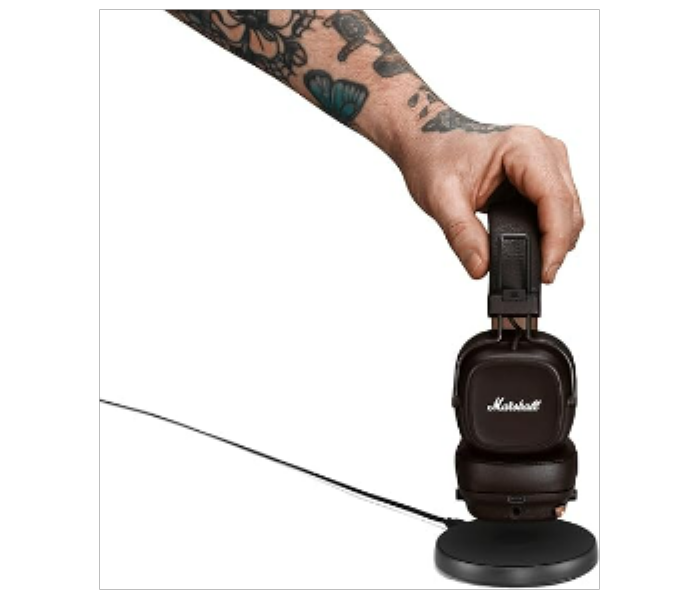 Marshall Major IV On Ear Bluetooth Headphones  Brown - Zoom Image 6