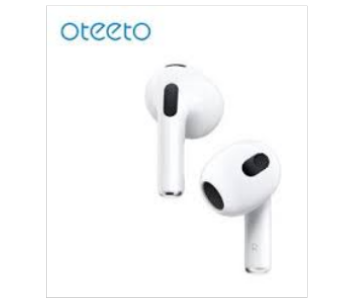 Oteeto OT104 Airpods 3 True Wireless Earbuds White - Zoom Image 2