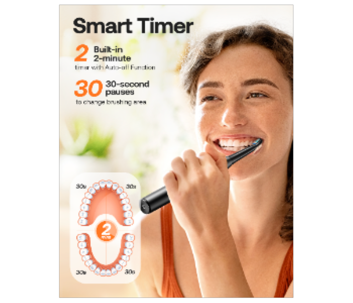 Bitvae  D2  Electric  Toothbrush   Black - Zoom Image 6