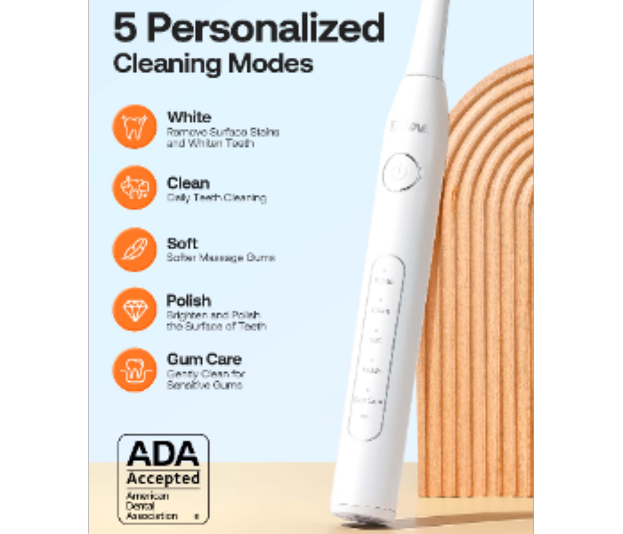 Bitvae   D2  Electric  Toothbrush  White - Zoom Image 2