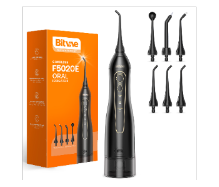 Bitvae  F5020E  Water Flosser  Oral Irrigator  Black - Zoom Image 1